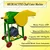 Chaff Cutter/Grass Cutter Machine, With 1 Hp Motor